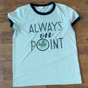 LuLaRoe Tops - Lularoe Liv Tee Size Large “Always on Point" LuLaRoe Tops - Lularoe Liv Tee Size Large “Always on Point"